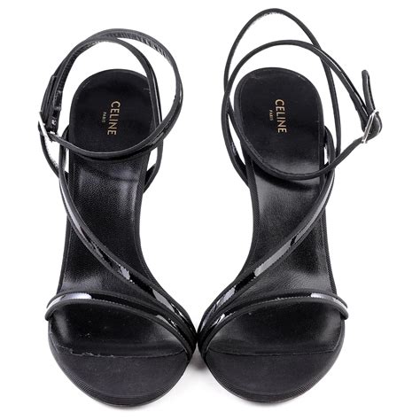 black celine sandals|celine sandals 2021.